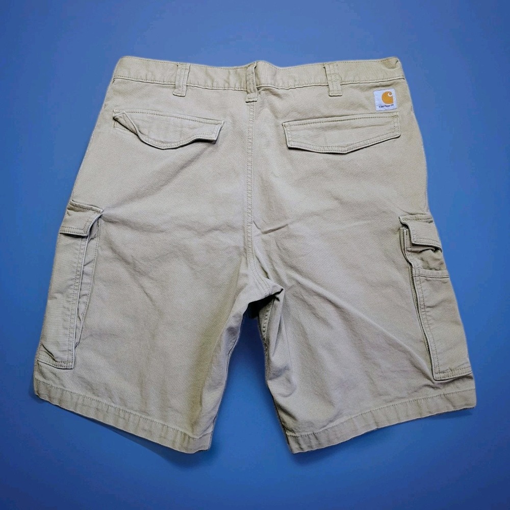 Carhartt Rugged Flex Relaxed Fit Canvas Cargo Work Shorts Men's 38 103542 253 - Picture 3 of 6